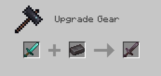 స్మితింగ్ టేబుల్ UI